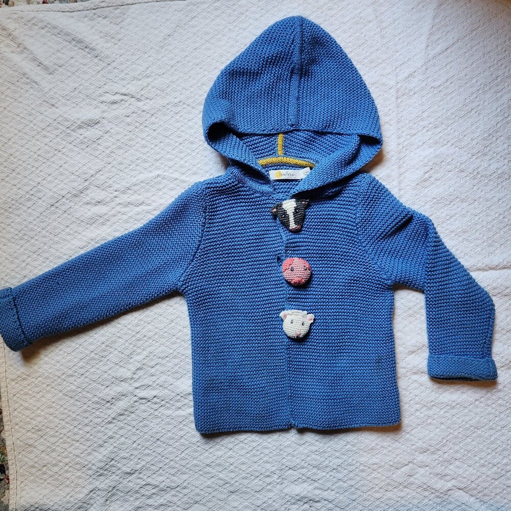 Farm animal cardigan